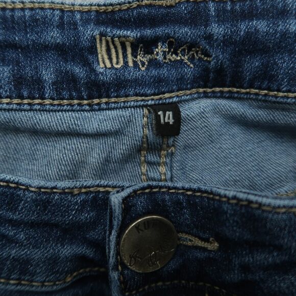 Kut from the Kloth Indigo Straight Leg Jeans - Picture 9 of 16